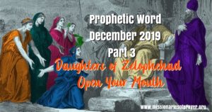prophetic word for December 2019 open your mouth