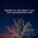 prayer to the great I Am