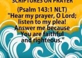 scriptures on prayer