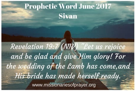 Prophetic Word June 2017 Sivan