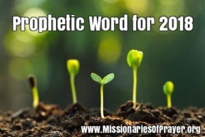 prophetic word for 2018