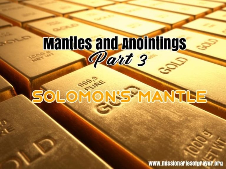 Mantles and Anointings Part 2-The Joseph Anointing
