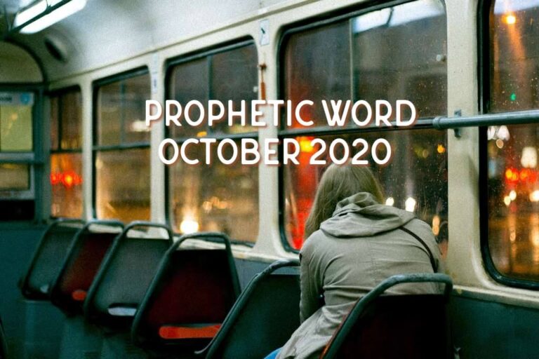 prophetic word october 2020