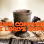 taking communion the lords supper
