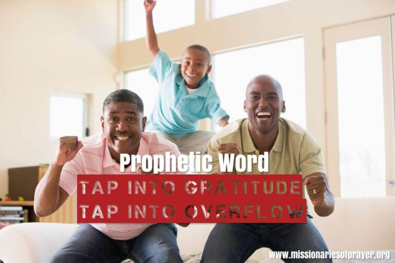 prophetic word gratitude